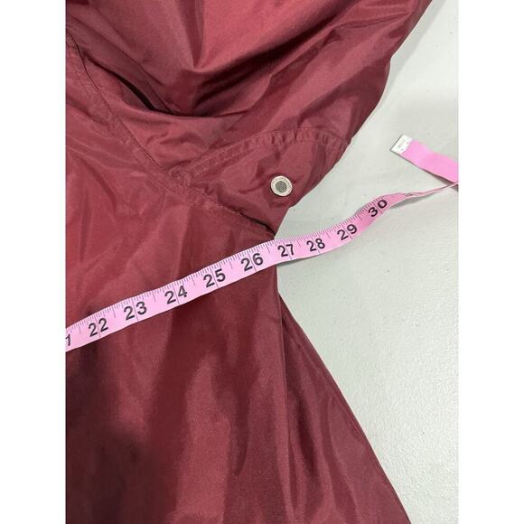 American Eagle L Retro SHERPA LINED Red full zip JACKET MENS COAT Sport Y2K - Picture 7 of 8